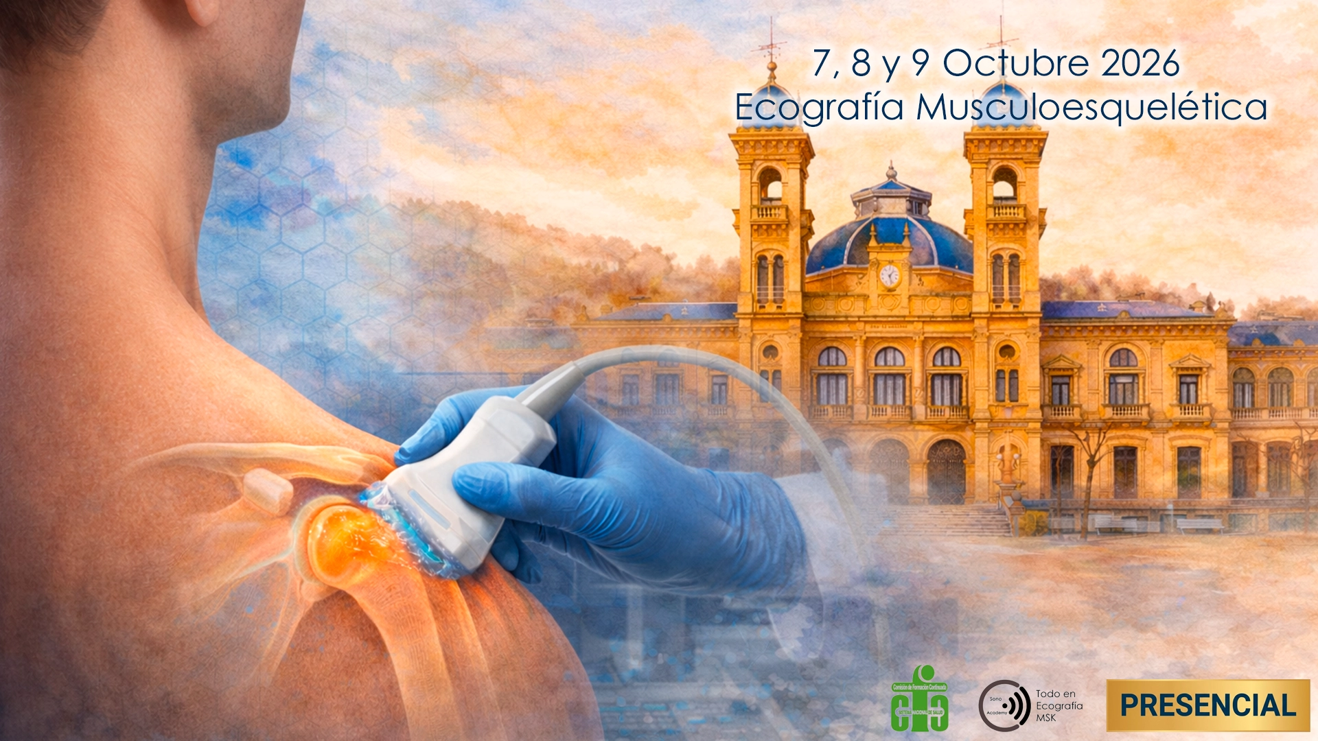 Cursos Sonoacademy Todo en ecografía músculo-esquelética Tu comunidad ecografia XVIII Curso ecografía músculo-esquelética San Sebastián